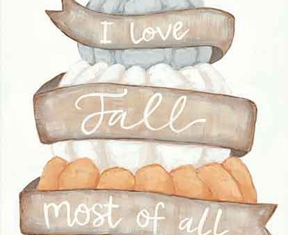 BAKE159 - I Love Fall    - 12x16 on Sale