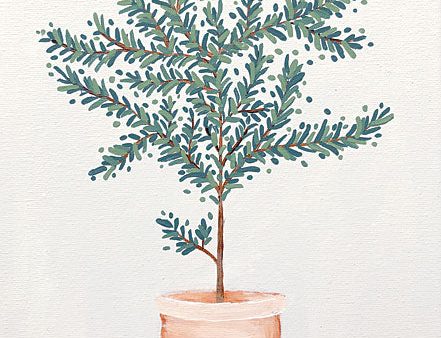 BAKE192 - Olive Tree - 12x16 Cheap